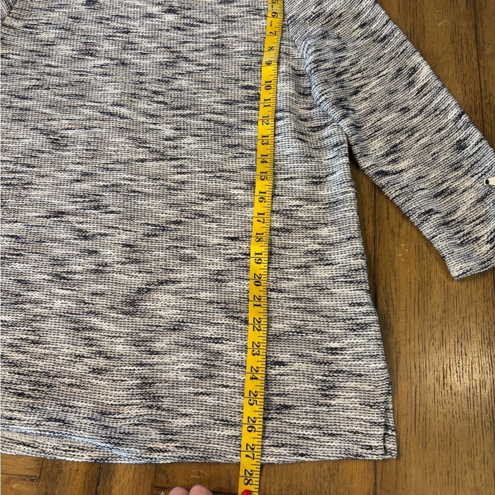Talbots Boxy 3/4 Sleeve Sweater Top, Large, Nautical Spring Sailing Casual - Picture 10 of 10